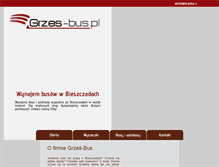 Tablet Screenshot of grzes-bus.pl